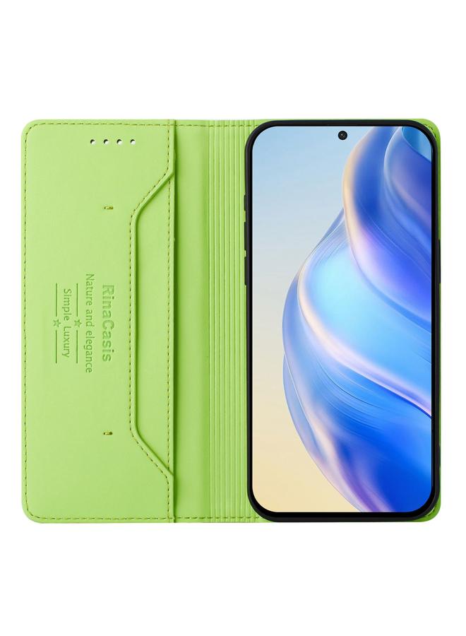 S-TOP Case For Samsung Galaxy M54 5G Global / F54 RC01 Dual-Folded Magnetic Suction RFID Leather Phone Case - Image 3