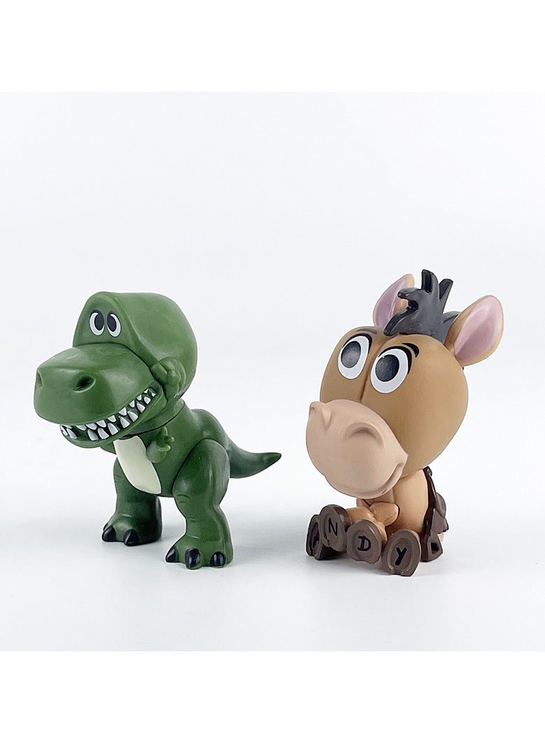 عام مثلجات من قصة الألعاب (Toy Story) مثل هابدي (Hubdy)، باس لايتيير (Bass Lightyear) والفتاة الراعيّة الثلاث عيون. هذه المثلجات الأنميّة يمكن استخدامها كزخارف لتزيين الكعكات. - Image 4