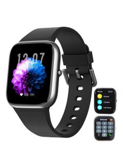 DMG TECH Smart Watch, Answer/Make Call,1.85" Full Touch Screen Smartwatch for iOS Andriod,Fitness Tracker Watches with Sports Modes, Heart Rate Sleep Tracking,Blood Oxygen/Glucose/Blood Pressure  - Image 1