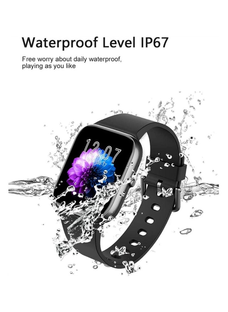 DMG TECH Smart Watch, Answer/Make Call,1.85" Full Touch Screen Smartwatch for iOS Andriod,Fitness Tracker Watches with Sports Modes, Heart Rate Sleep Tracking,Blood Oxygen/Glucose/Blood Pressure  - Image 4