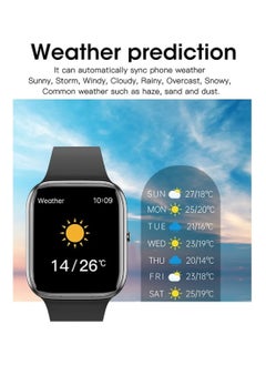 DMG TECH Smart Watch, Answer/Make Call,1.85" Full Touch Screen Smartwatch for iOS Andriod,Fitness Tracker Watches with Sports Modes, Heart Rate Sleep Tracking,Blood Oxygen/Glucose/Blood Pressure  - Image 3