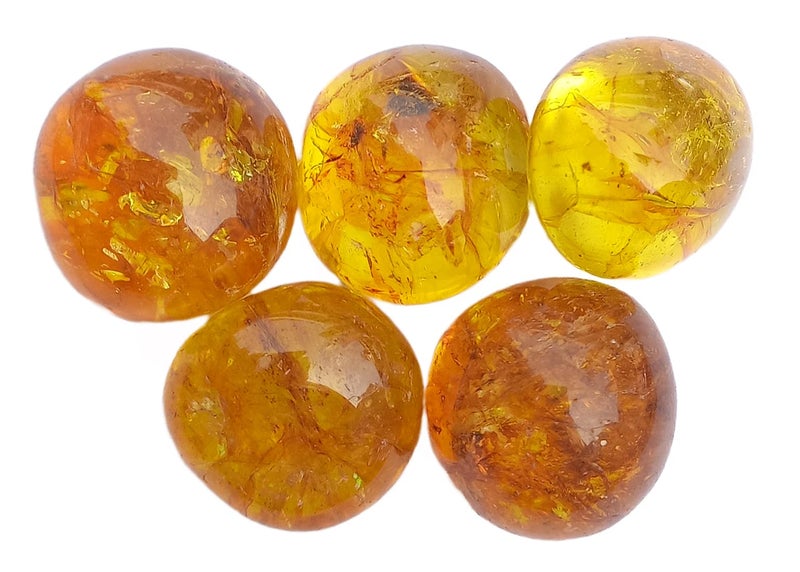 Rocksmins Citrine AAA Tumble 1 Pc (Single) 10-20 Gm 15-25mm Polished Original Natural Crystal Gemstone Stones for Reiki Healing Crystal Aura Cleaning Tumbling Chakras Balancing Vastu Meditation - Image 2