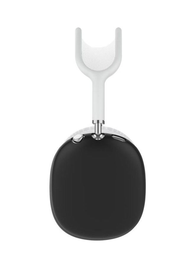 NIBEMINENT - A Pair Full Coverage Anti-scratch Silicone Headphone Protective Case for AirPods Max Black - Image 1