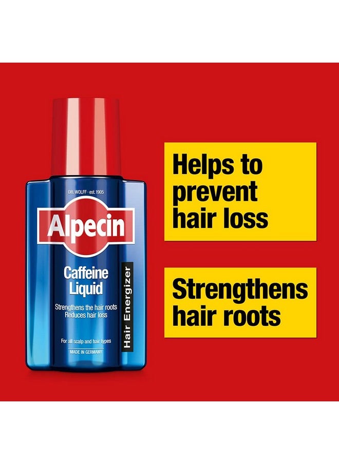 Alpecin Caffeine Liquid Scalp Tonic 3X 200Ml | Hair Tonic For Hair Growth Prevents Hair Fall | Strengthens Hair Roots Reduces Hair Loss | Hair Energizer Vitalizer | Hair Gain Tonic  - Image 2