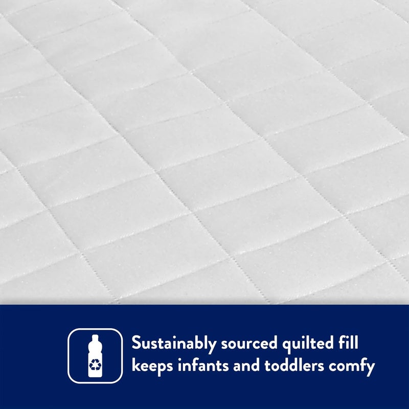 Kolcraft Fitted Waterproof Crib and Toddler Mattress Pad - Image 4