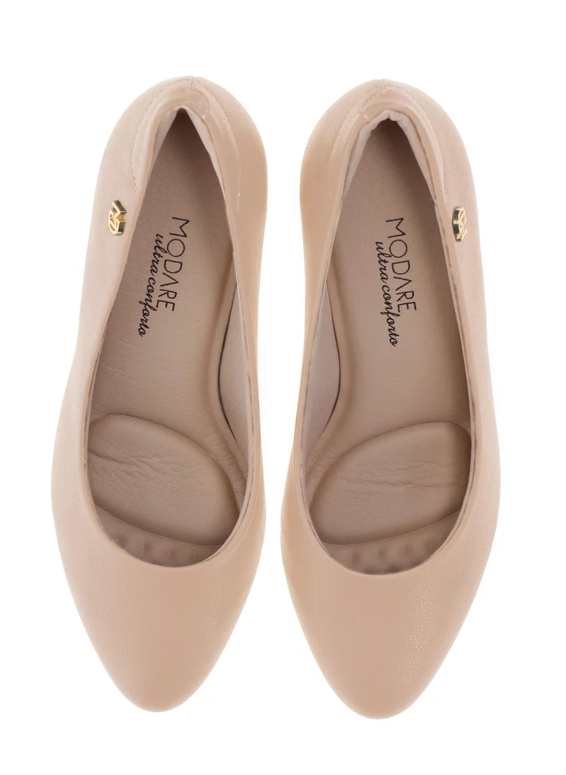 Modare Beige Mid Heel Shoes for Women – Elegant & Comfortable Footwear for Work and Events for Women | Best Price UAE