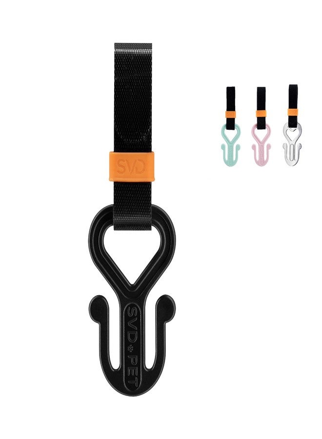 SVD.PET Dog Poop Bag Holder, Waste Bag Holder, Dog Poop Bag Carrier, Hand Free Holder (Black) - Image 1