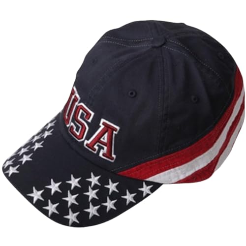 Mega Cap MG Patriotic Cap - Navy USA Star OSFM - Image 5