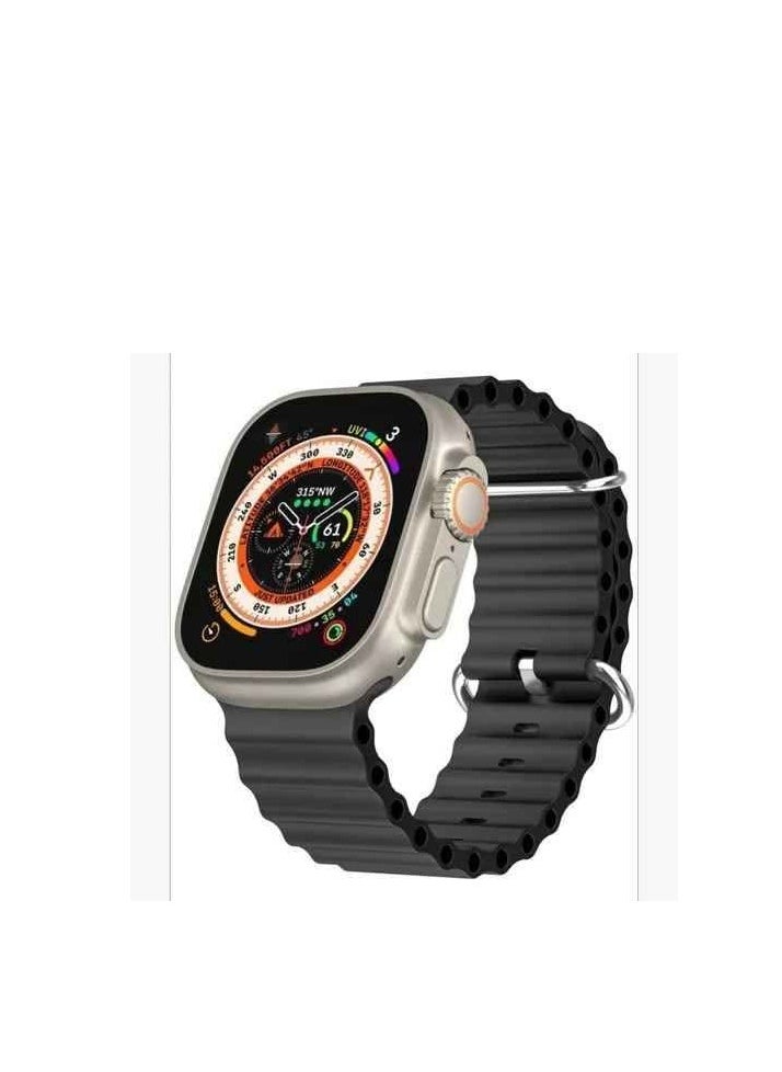 Crown - H70 Ultra 2 Men's Smart Watch - 7-in-1 Straps, Fitness Tracker, Heart Rate and Sleep Monitor, Water Resistant, Stylish Design, iOS & Android Compatible - Image 1