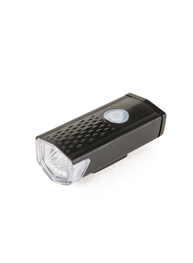 Generic Bright Waterproof Rechargeable Bicycle Light Set Outdoor Camping Warning Light Hiking Lighting Equipment Wholesale-Color:Black Headlight Opp Bag  - Image 1