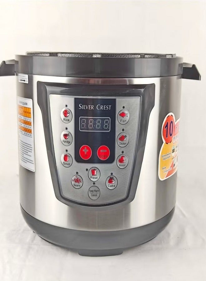 SILVER CREST Electric Pressure Cooker Best Quality Keep Warm Function 6L Capacity - Image 3