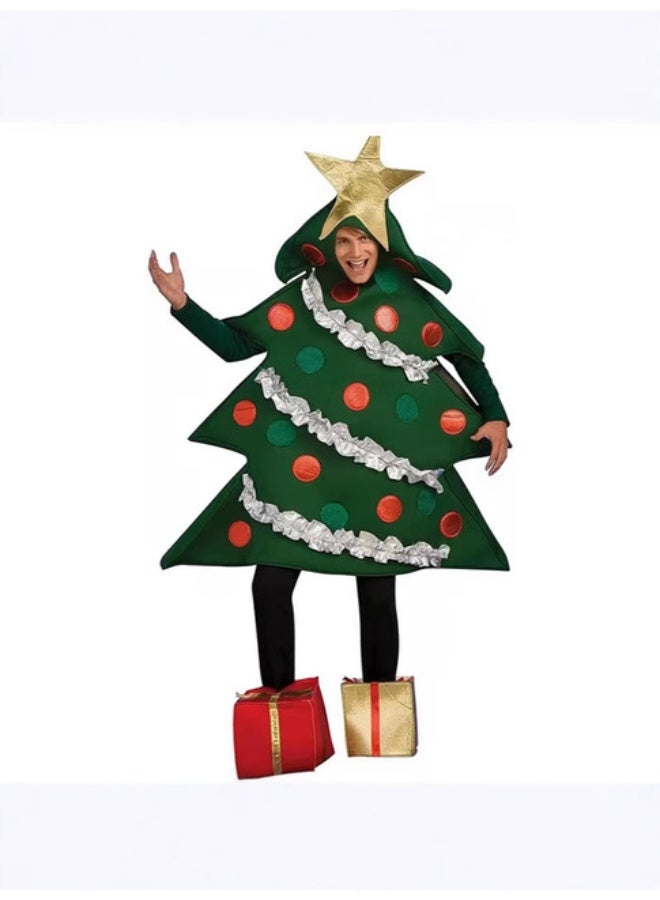 NIBEMINENT Christmas and Halloween performance costumes, stage costumes, Christmas tree foot covers, and Christmas costumes