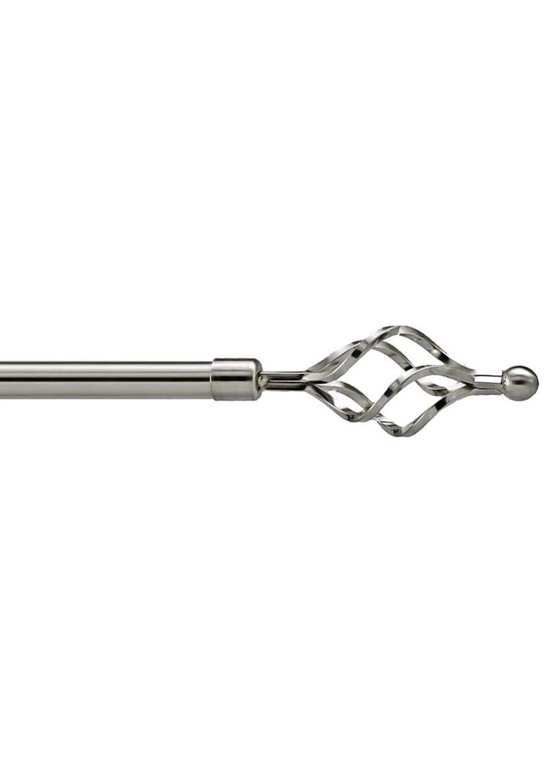 DubaiGallery Adjustable Curtain Rod Single Pole  - Image 2