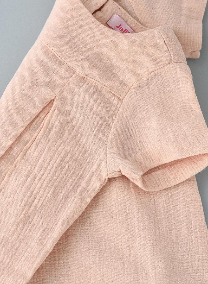Jelliene Solid Woven Top