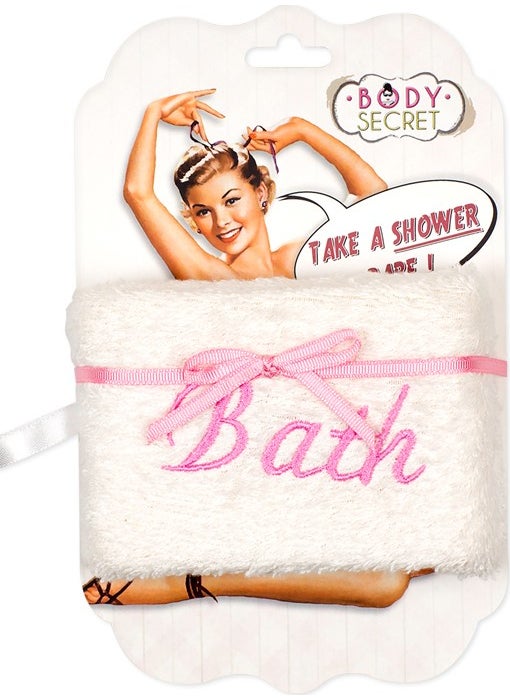 Body Secret Rectangular Bath Sponge Pink 