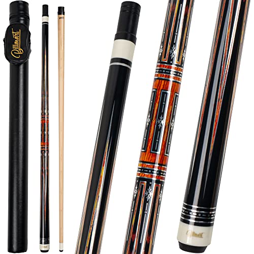 Billmart Pool Cue Stick Low Deflection Shaft Billiard Cue Sticks with Hard Case Pool Table Sticks Queue 1921 oz Pool QueSilver 20oz - Image 1
