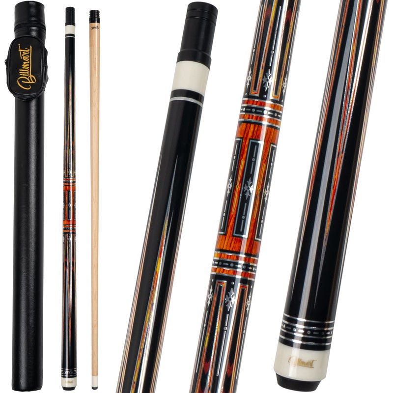 Billmart Pool Cue Stick Low Deflection Shaft Billiard Cue Sticks with Hard Case Pool Table Sticks Queue 1921 oz Pool QueSilver 20oz - Image 2