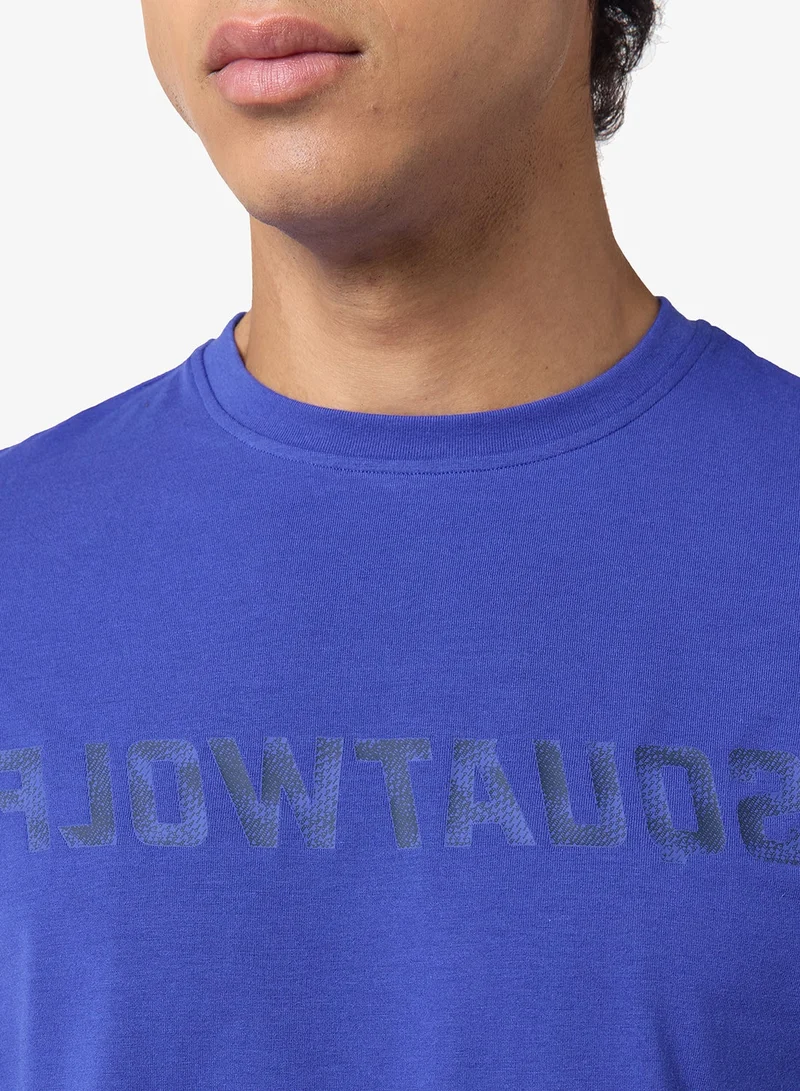 SQUATWOLF  Wordmark Regular T-Shirt for Men | Best Price UAE