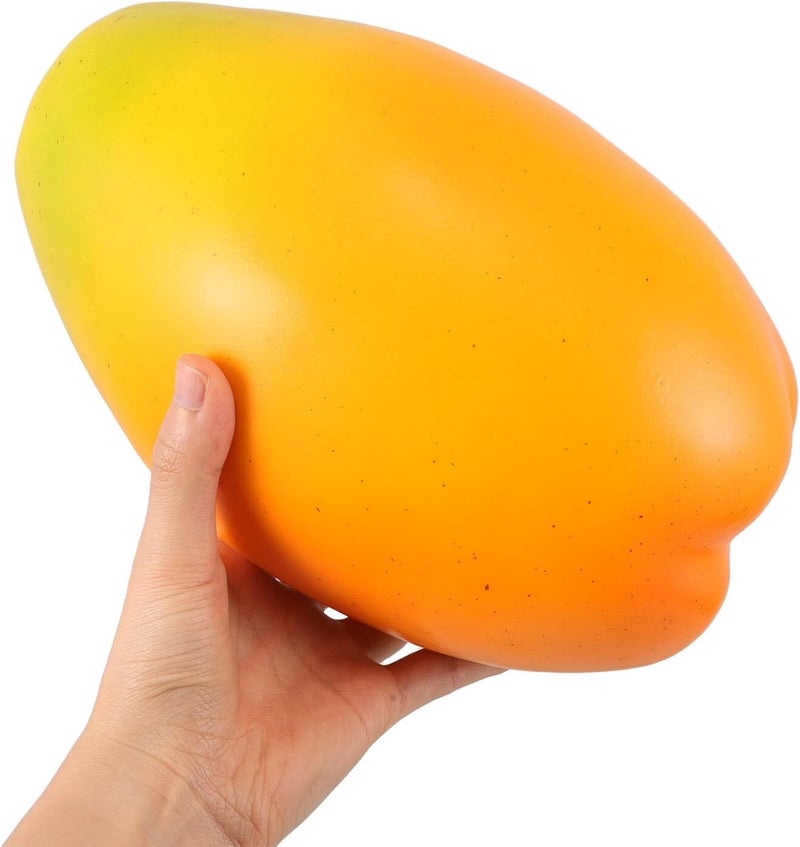 PRETYZOOM Lifelike Artificial Papaya Fake Fruit for Table and Cabinet Decor, Extra Large Yellow Papaya Simulation, Party Centerpiece Prop for Home Kitchen Display - Image 4