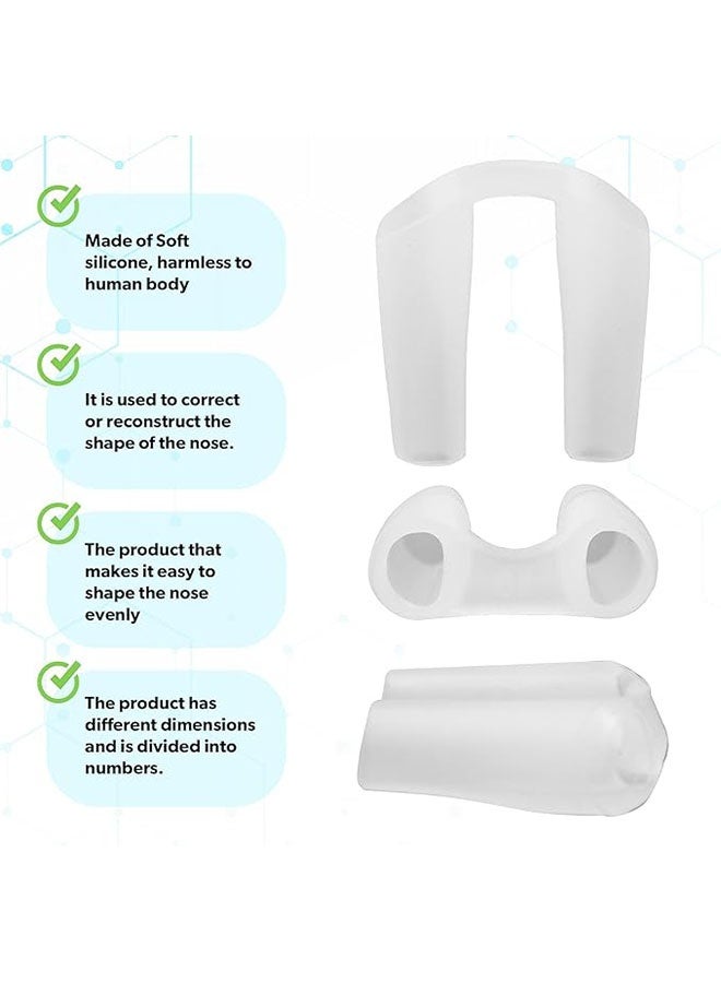 GMORO (No. 6)Face healthly Silicone Nostril Retainer, Nose Pad for Surgery, Nose Retainer Rhinoplasty, Retainer for Work Surgery,%100 Silicone Nose Stud - Image 5