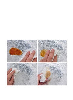 Excefore Cabinet kitchen Oil-proof Wallpaper Stickers,High Temperature Cooktop Anti-smoke Tile Wall Stickers Self Adhesive thick Aluminum Foil tin Foil (60CM*500CM)  - Image 3