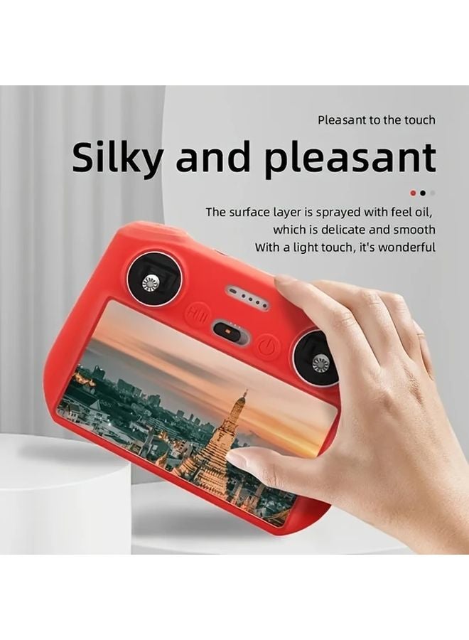 غلاف سيليكوني رمادي واقٍ لجهاز التحكم عن بُعد DJI Mini 3 Pro Mavic 3 3C Air 2S - Image 3