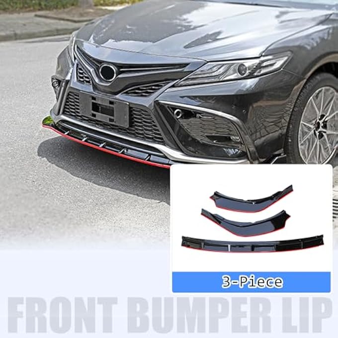 Gear Up Front Bumper Lip Spoiler Splitter Toyota Camry Sport SE,XSE, 2022 2021 Front Diffuser Bumper Deflector - Image 4