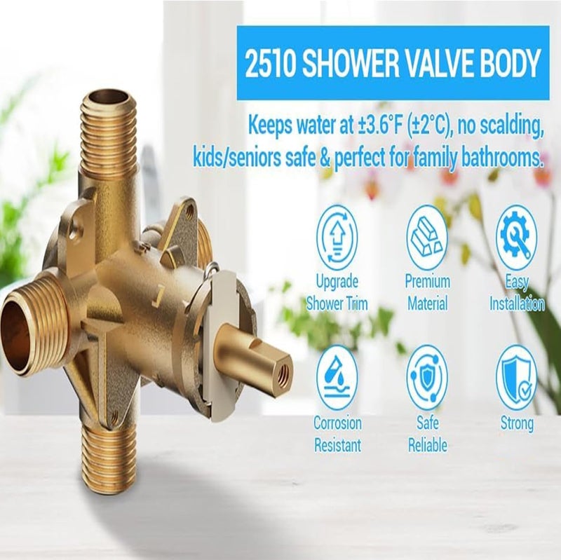 Brass Valves 2510WL Eliminating Welding Requirements Easy to Use for General Easy Installation on Copper Pipes Copper Pipe - Image 3