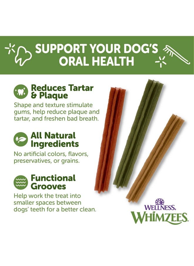 WHIMZEES - WHIMZEES by Wellness Stix Natural Dental Chews for Dogs, Long Lasting Treats, Grain-Free, Freshens Breath, Large Breed, 7 count - Image 1