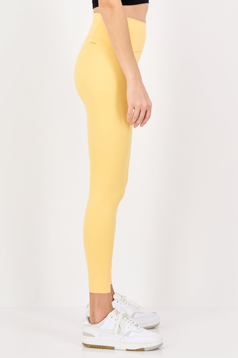 Adidas Women Sportswear Fit Training Leggings, Mustard - Image 2