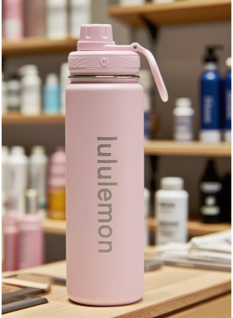 lululemon Back To Life Sport Bottle 24oz/710ML Pink - Image 3