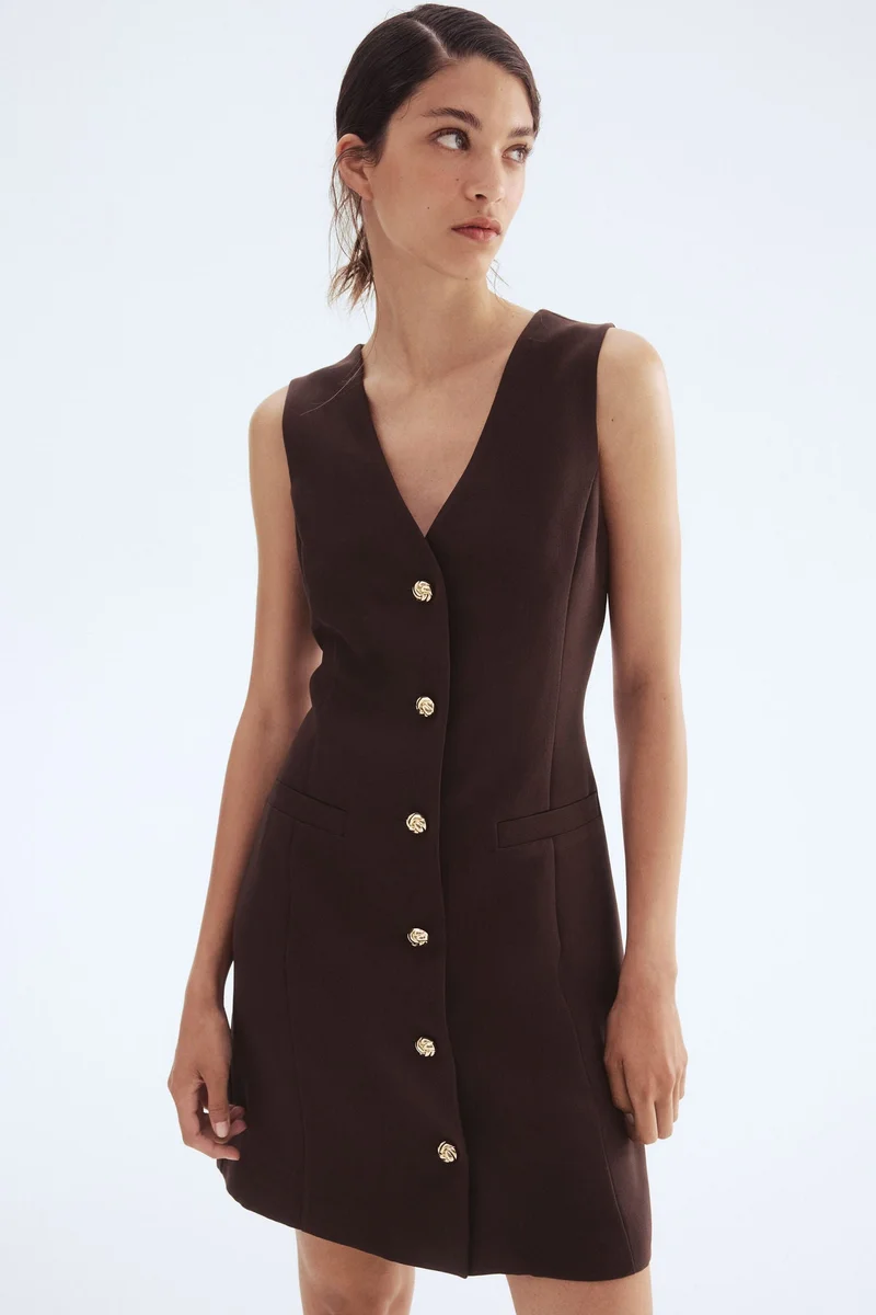 H&M Button-front dress