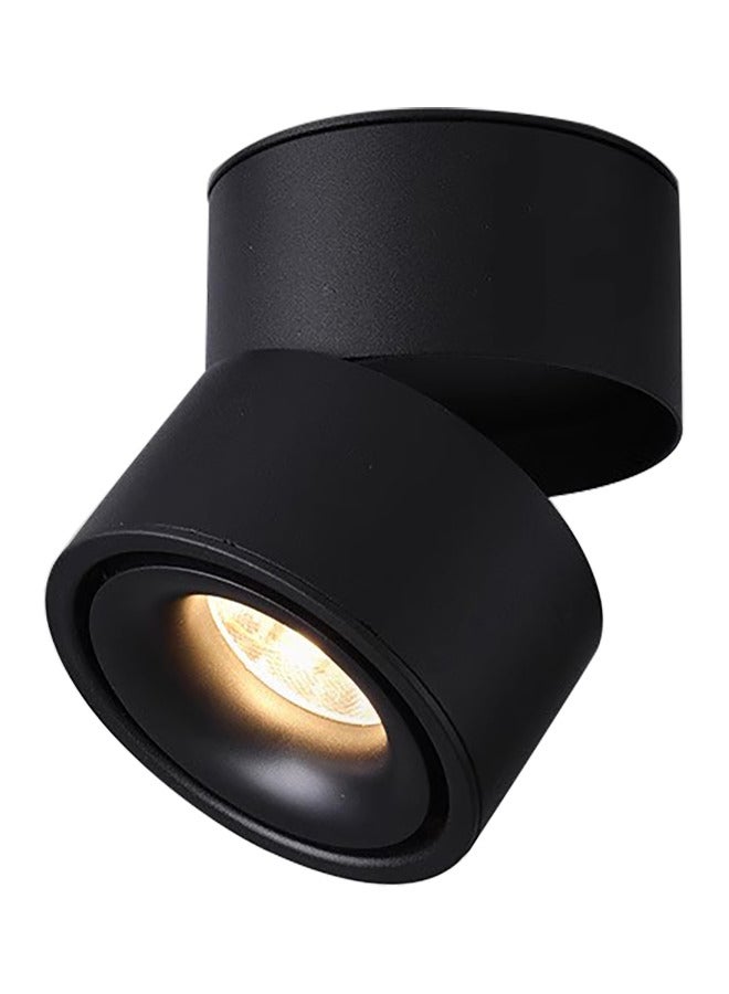 LED ضوء السقف قابل للتعديل اتجاهي أسود سطح شنت النازل COB 12W 4000K الألومنيوم Netural لمعرض المدخل عرض غرفة المعيشة - Image 1