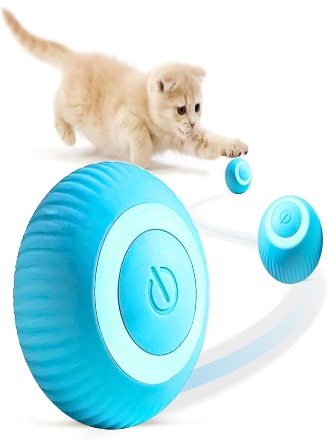 VIRADHAM Smart Interactive 360° Auto Rolling Ball Toy for Dogs and Cats - USB Rechargeable, Motion-Activated Self-Moving Fun Exercise Ball Pet Toy for Indoor and Outdoor Play - Carpet-Friendly - Image 1