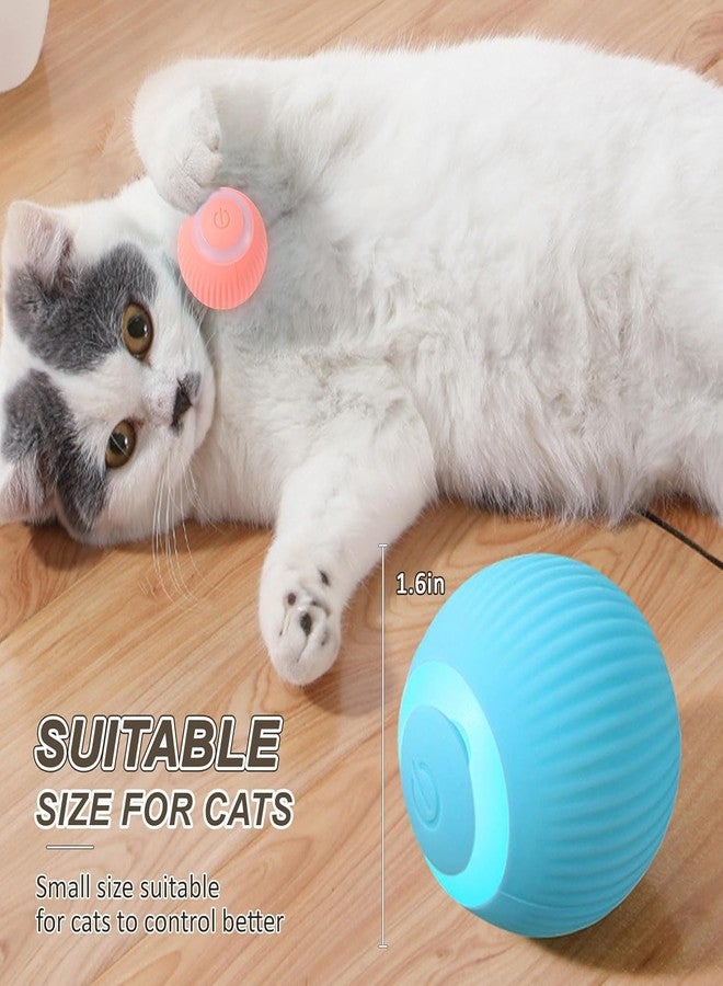 VIRADHAM Smart Interactive 360° Auto Rolling Ball Toy for Dogs and Cats - USB Rechargeable, Motion-Activated Self-Moving Fun Exercise Ball Pet Toy for Indoor and Outdoor Play - Carpet-Friendly - Image 2
