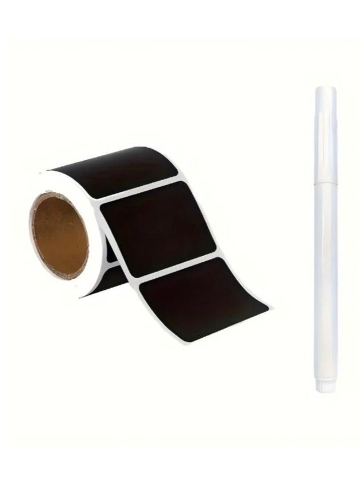 120pcs Removable Writing Blackboard Sticker Label Home Kitchen Supplies（Includes 1  pen） - Image 2