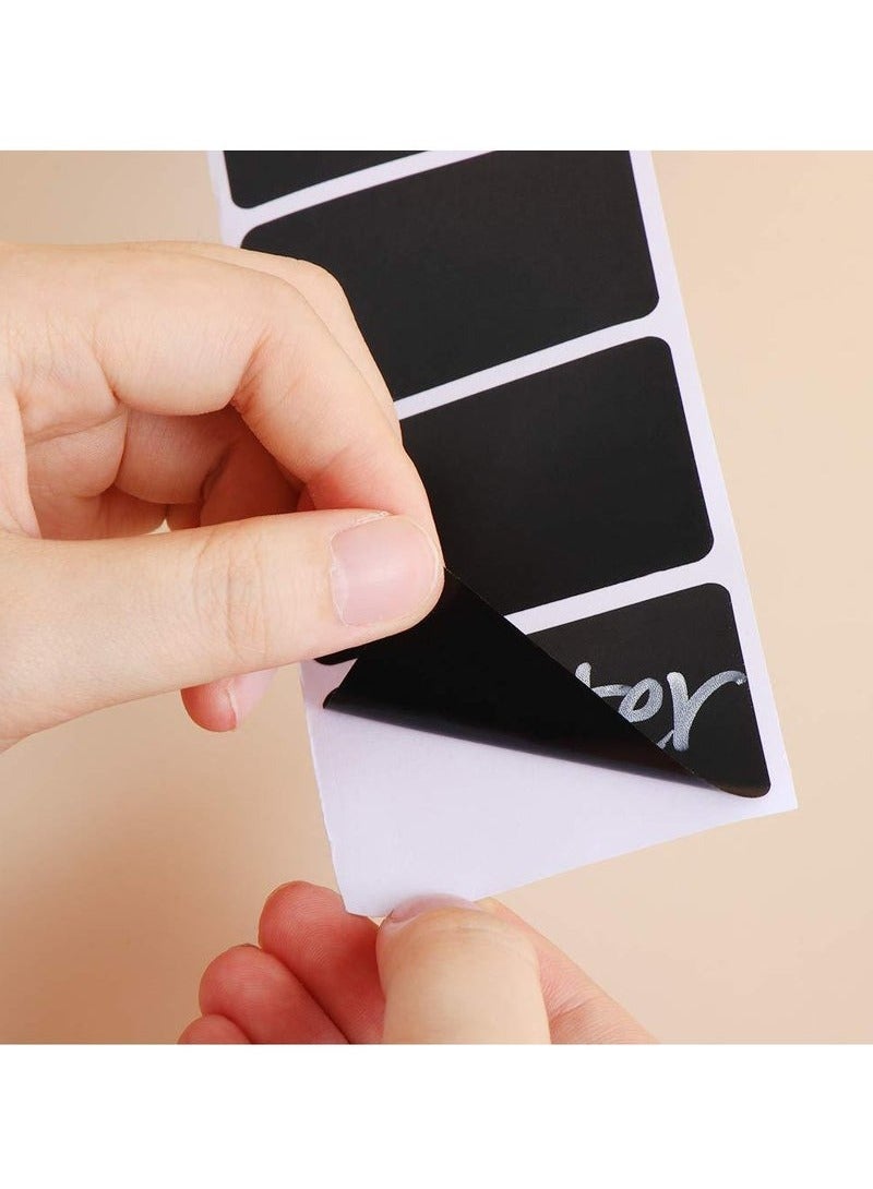 120pcs Removable Writing Blackboard Sticker Label Home Kitchen Supplies（Includes 1  pen） - Image 5