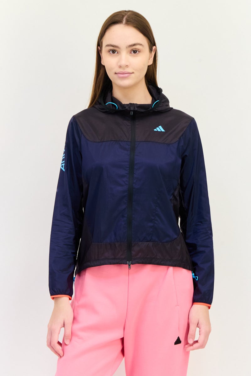 Adidas Women Sportswear Fit Long Sleeves Training Jacket, Black - Image 1