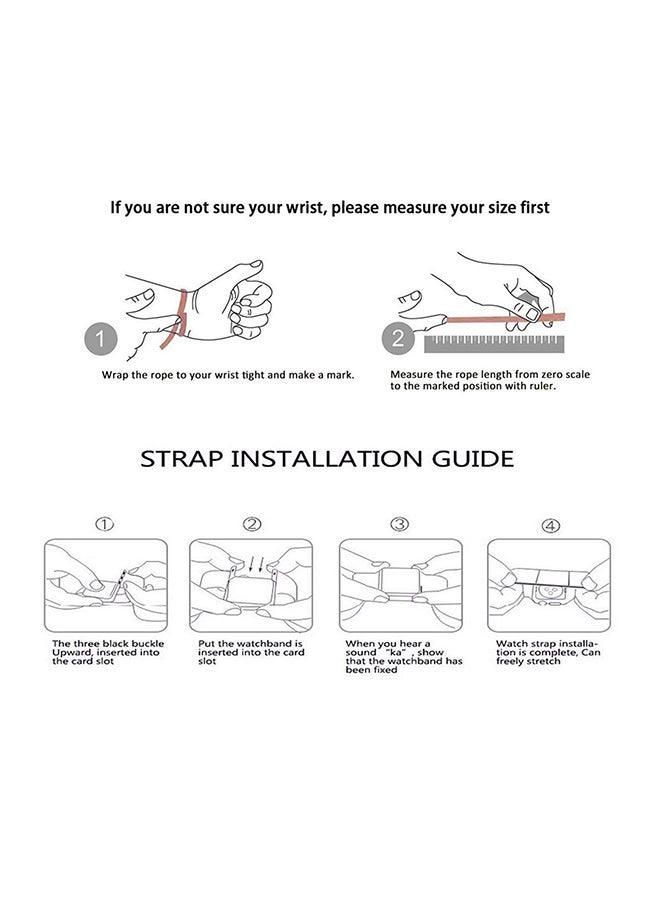 إسكدنيا Replacement Strap For Apple Watch Series 1/2/3 38mm Multicolour - Image 4