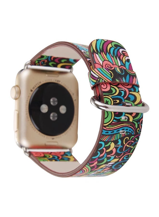 إسكدنيا Replacement Strap For Apple Watch Series 1/2/3 38mm Multicolour - Image 3