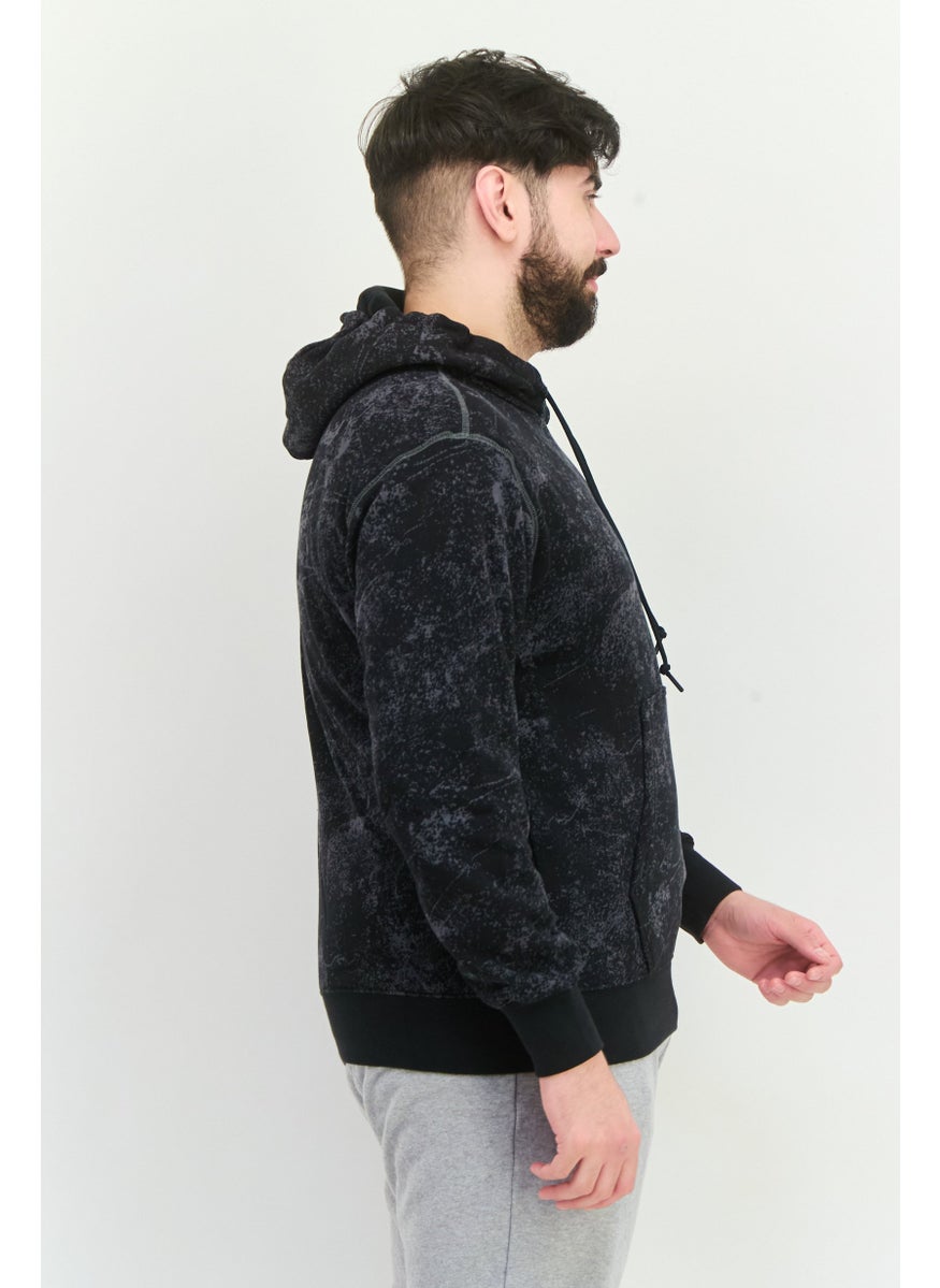 adidas Originals Men Sportwear Fit Long Sleeves Outdoor Hoodie, Multicolor  - Image 3