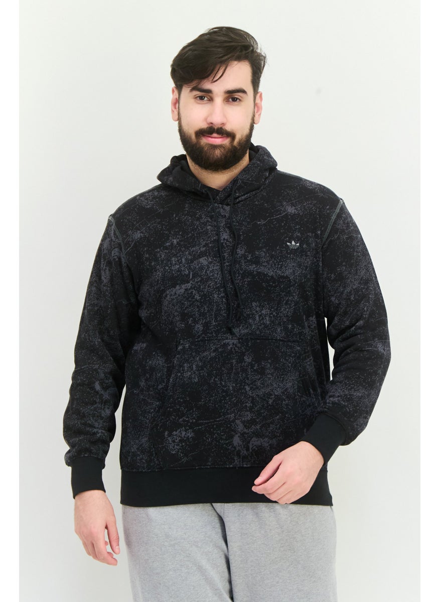 adidas Originals Men Sportwear Fit Long Sleeves Outdoor Hoodie, Multicolor  - Image 1
