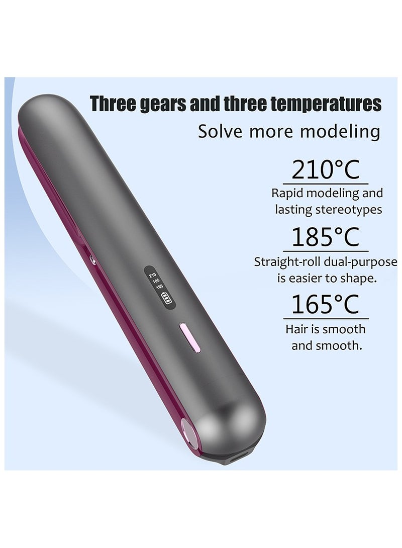 general Hair fluffy artifact pad hair root fluffy splint hair iron foil perm curling iron does not hurt hair USB - Image 3