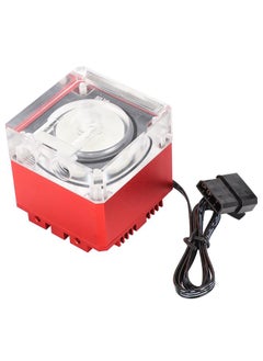 Thoraya 3000RPM Fast Heat Dissipation Computer Pump 800L/H Flow 3.5 Meters Pump Head PC Pump Tank - Red  - Image 2