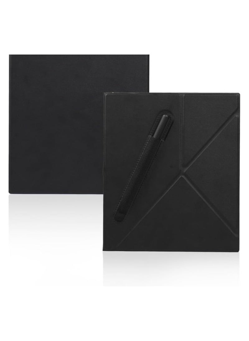 غطاء رفيع مع خاصية الامتزاز المغناطيسي متوافق مع Onyx Boox Note Air 3 C/Note Air 3 بحجم 10.3 بوصة، يتضمن قاعدة قابلة للطي المتعدد مع وظيفة الاستيقاظ التلقائي/نوم لجهاز Boox Note Air3 C.