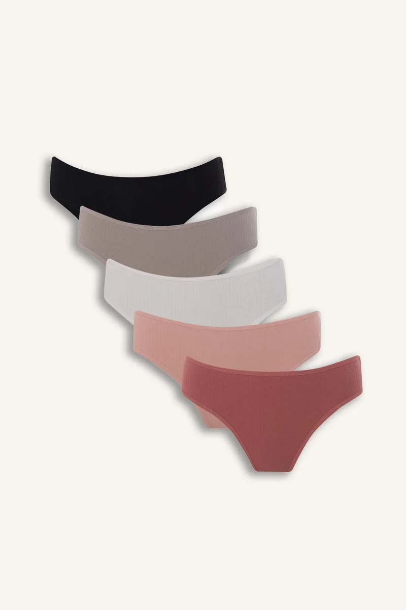 ديفاكتو Ribbed 5 Piece Panties