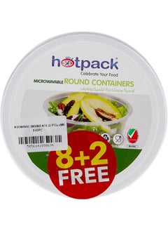 Hotpack Microwavable Container with Lid Round 250ml 8+2 FREE - pzsku/ZCF10EEDA3706CB8F4B9DZ/45/_/1739529785/5ca02b6d-bf98-40df-94ad-669a7917a2b5