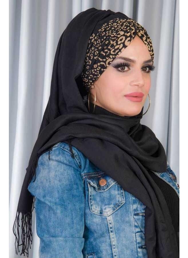 Aişe Tesettür Aisha Hijab Pleated Ready Shawl - 50601  - Image 4