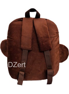 DZert DZert Monkey Kids School Bag Soft Plush Backpack Cartoon Toy, Children's Gifts Kids Boy Girl Baby (2 to 6 Years)  - Image 3
