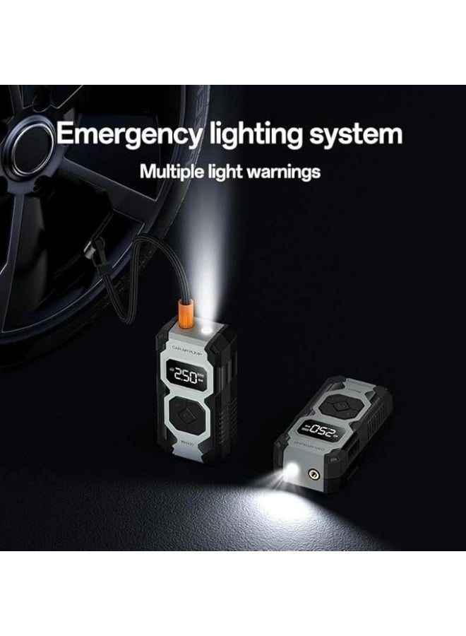 Electric Air Pump - Portable & Powerful 150PSI Tire Inflator - 7800mAh Power Bank Feature - Multi-Use for Car, Bike, Ball. - Image 2